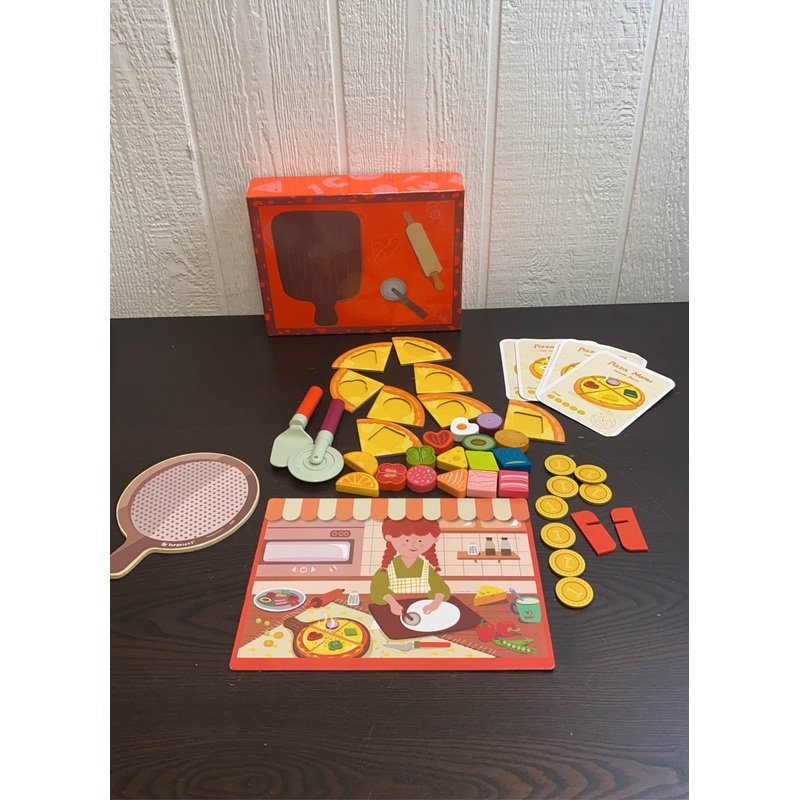 Top Bright Margherita Shape Pizza Box