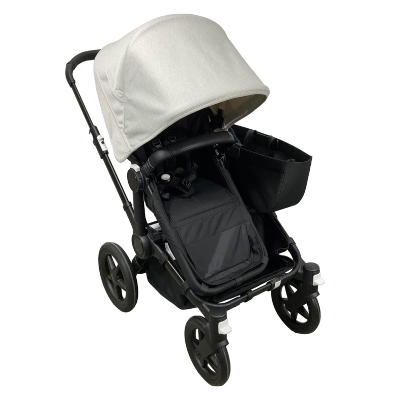 Bugaboo Donkey 5 Stroller Mono, 2021, Misty White, Black