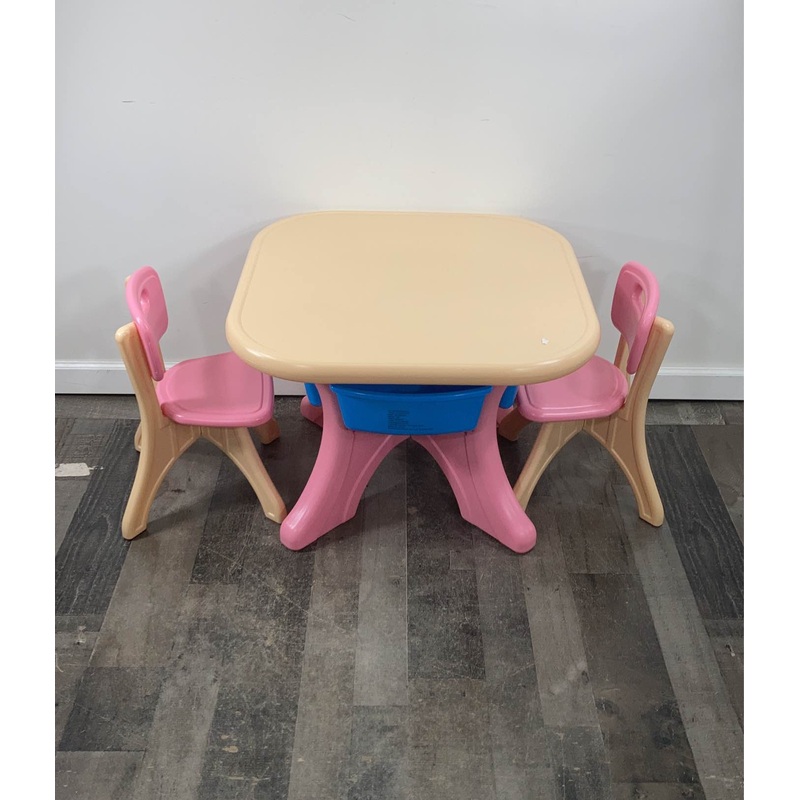 Costzon Kids Table and Chair Set, Pink