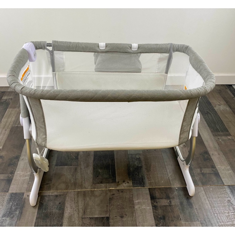 Baby Delight Beside Me Dreamer Bassinet & Bedside Sleeper, Charcoal Tweed