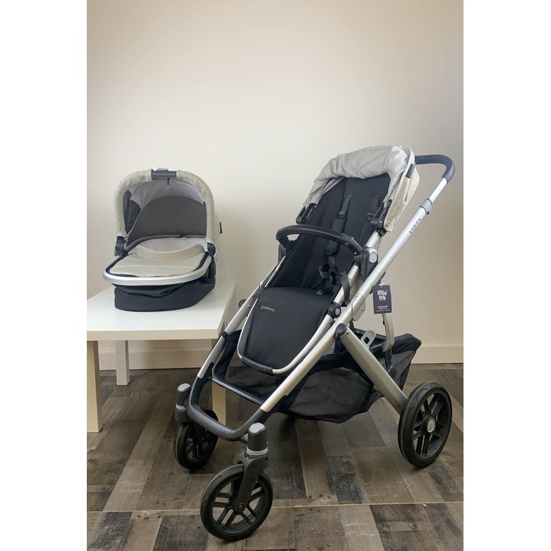 UPPAbaby VISTA V2 Stroller, Sierra (Dune Knit), 2019