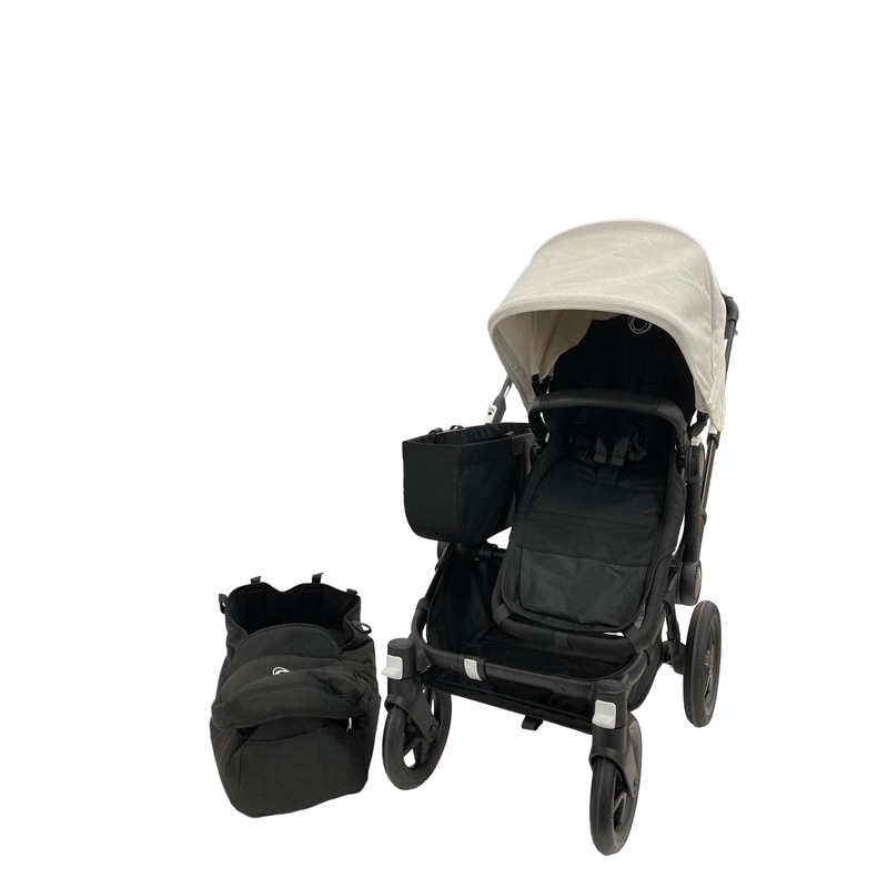 Bugaboo Donkey 5 Stroller, 2021, Misty White, Black