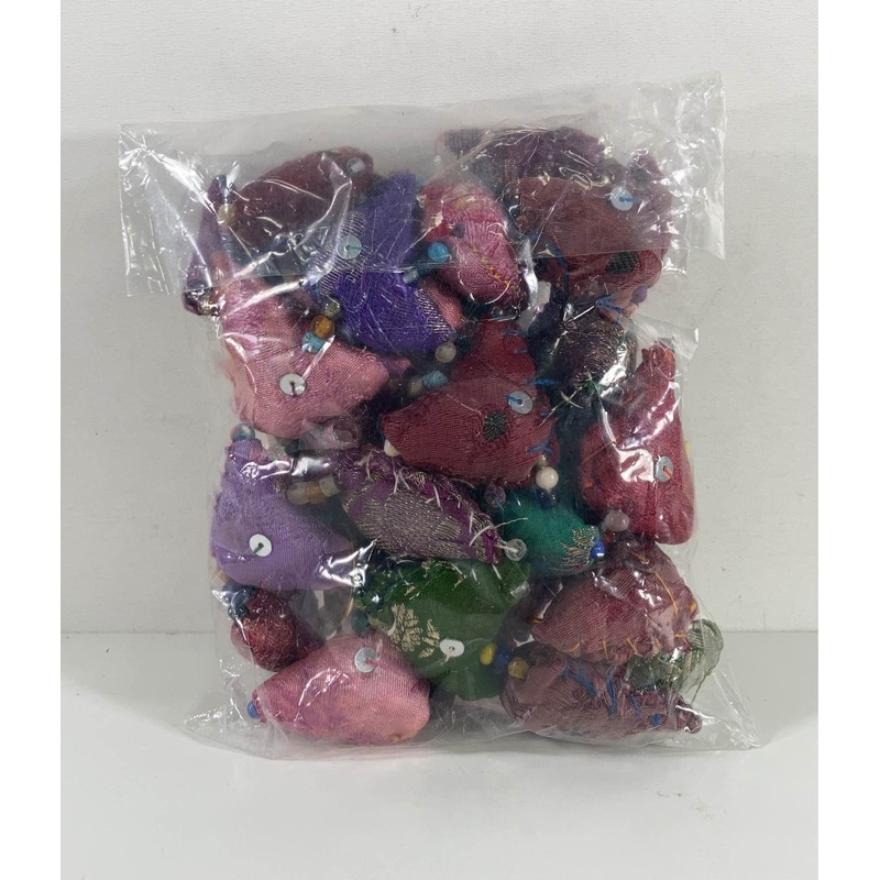 World Market Multicolor Fabric Birds Hanging Decor