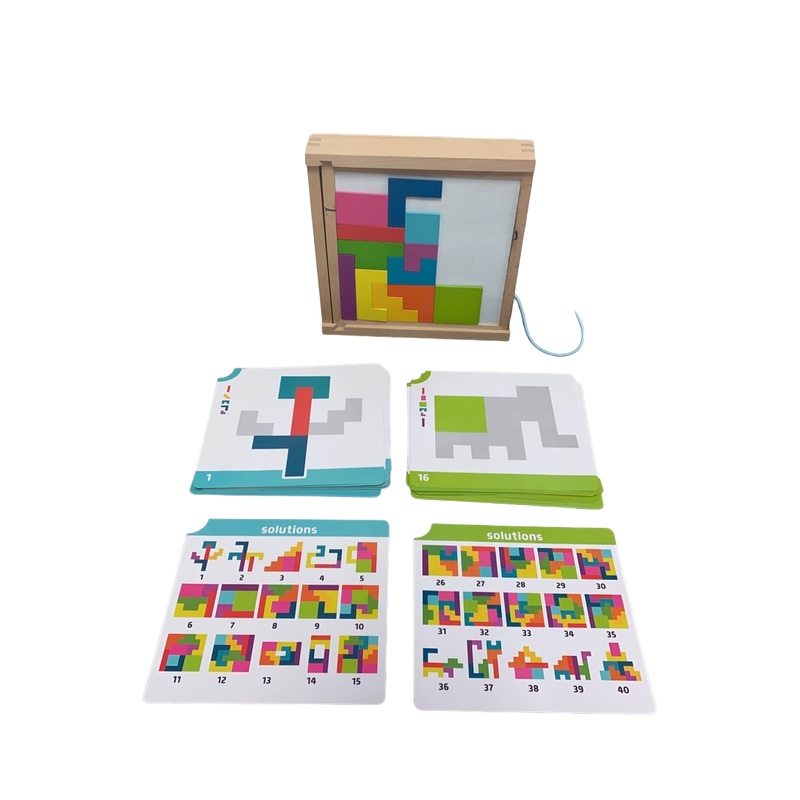 Chuckle And Roar Magnetic Wooden Puzzle Patterns