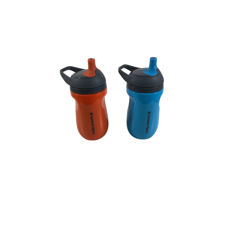 Tommee Tippee Insulated Cup, 2 Pack, Orange/Blue, Sportee