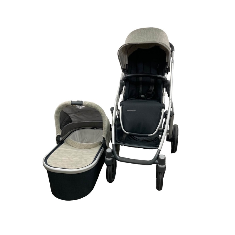 UPPAbaby VISTA V2 Stroller, 2019, Sierra (Dune Knit)