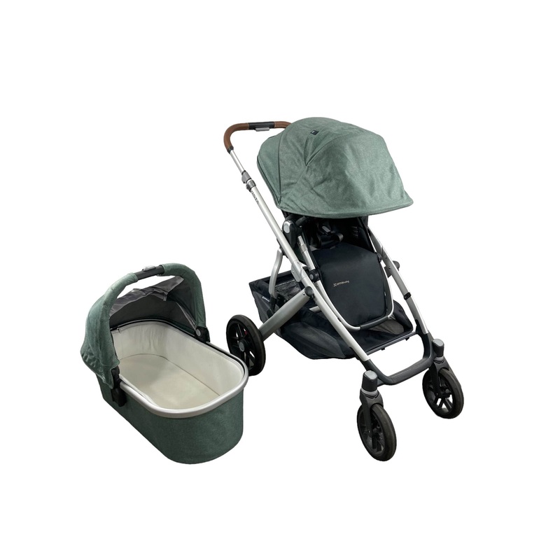 UPPAbaby VISTA V2 Stroller, 2020, Emmett (Green Melange)