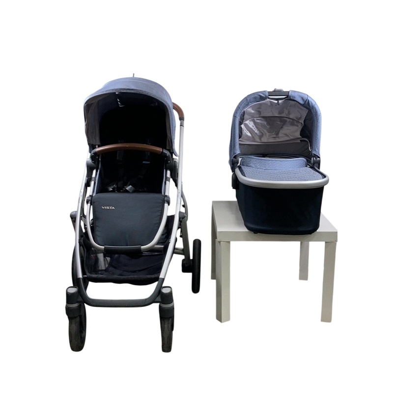 UPPAbaby VISTA Stroller, 2017, Gregory (Blue Melange)