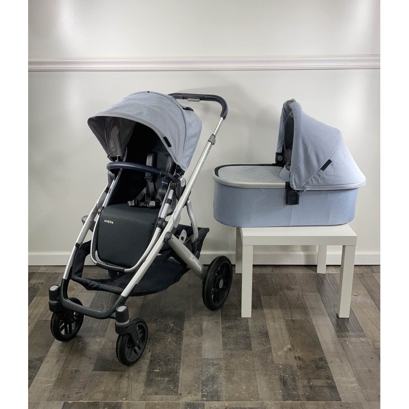UPPAbaby VISTA Stroller, William (Chambray Oxford), 2019