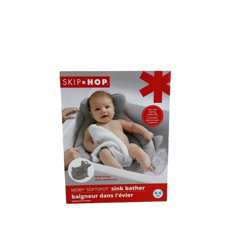 Skip Hop Moby SoftSpot Sink Bather, Grey