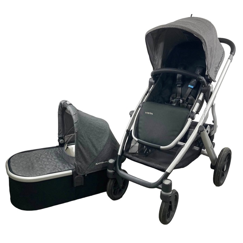 UPPAbaby VISTA Stroller, Jordan (Grey Melange), 2017