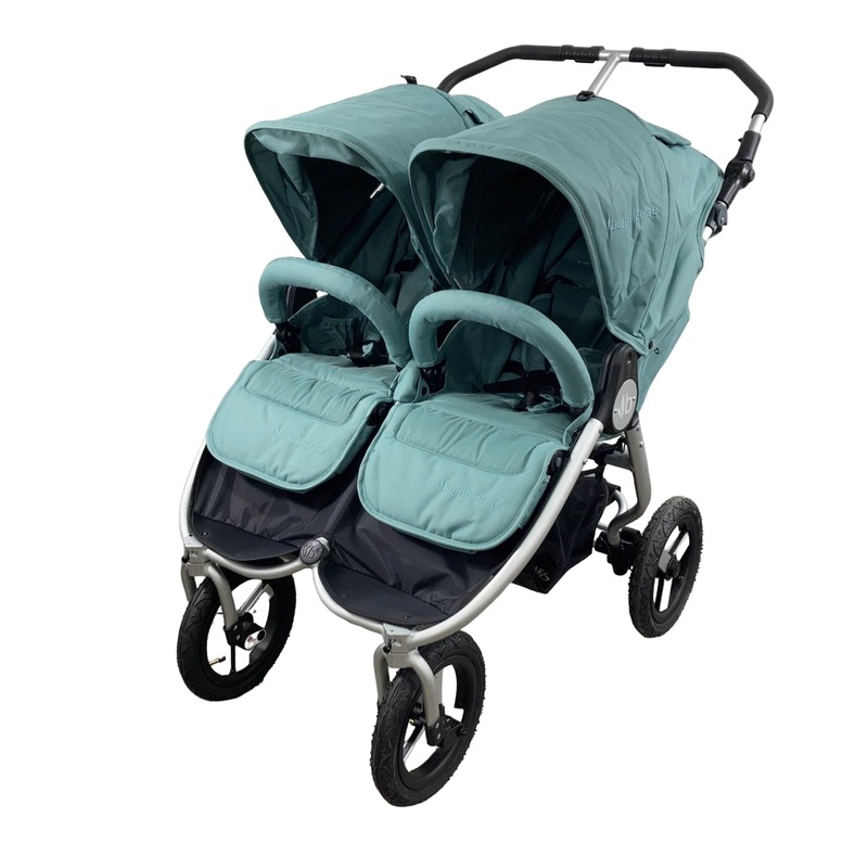 Bumbleride Indie Twin Stroller, 2022, Sea Glass