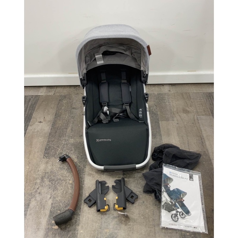 UPPAbaby VISTA RumbleSeat V2, 2015+, 2021, Stella (Grey Brushed Melange)