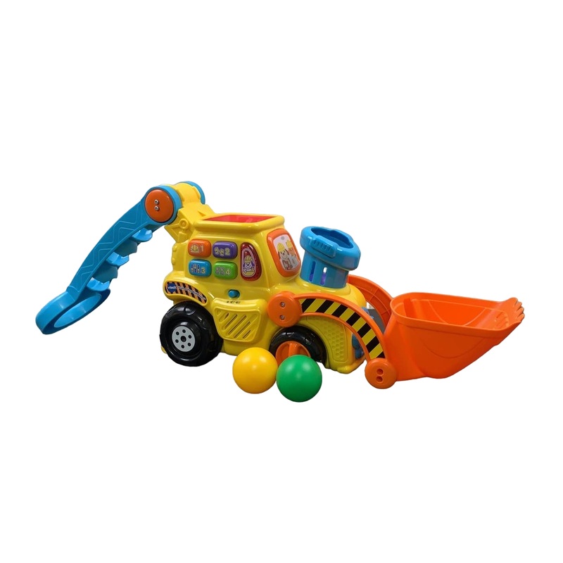 VTech Pop-A-Balls Push And Pop Bulldozer
