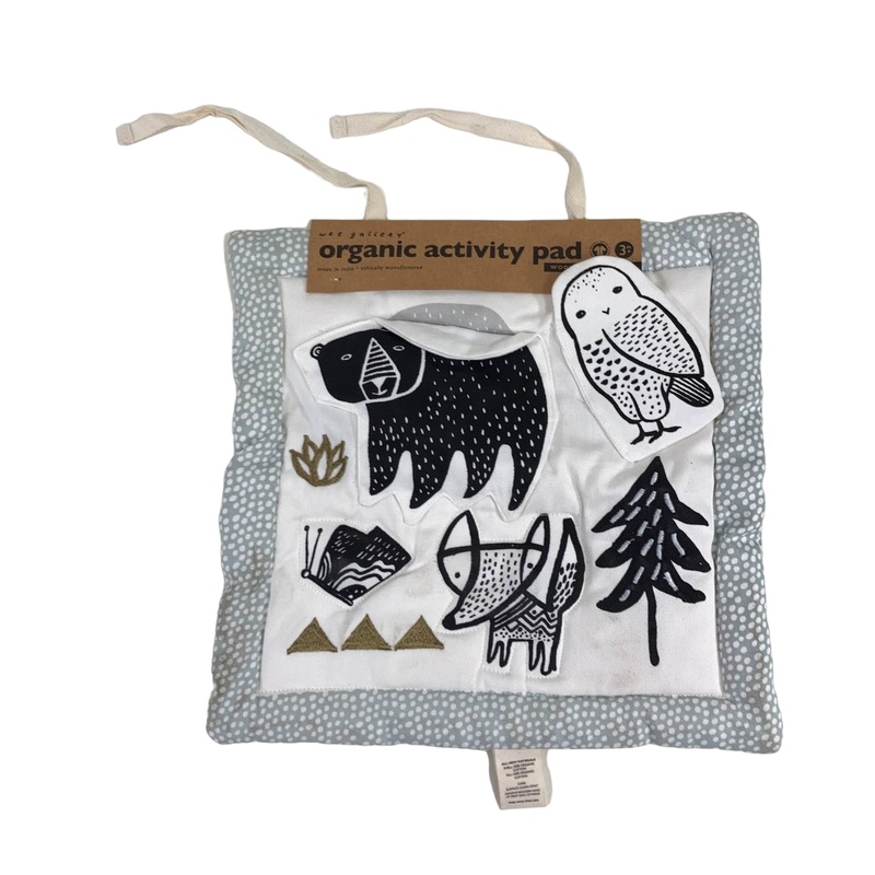 Wee Gallery Organic Activity Pad, Woodland Animals
