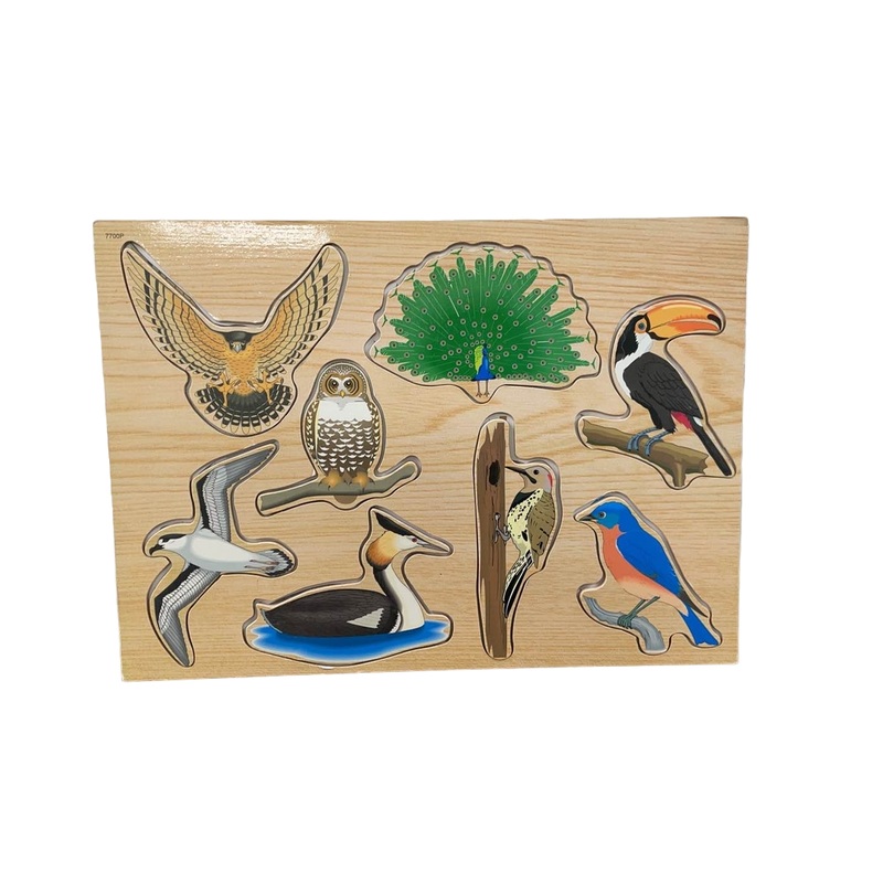 Wooden Bird Puzzle (8 Piece)