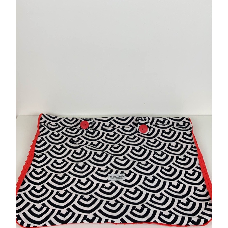 Carseat Canopy Infant Car Seat Canopy, | Color: Red With Black  White Designs