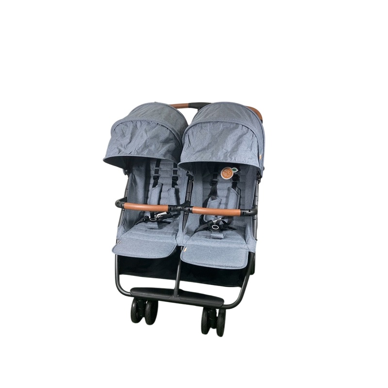 Zoe The Twin V2 Double Stroller, 2024, Luxe Grey