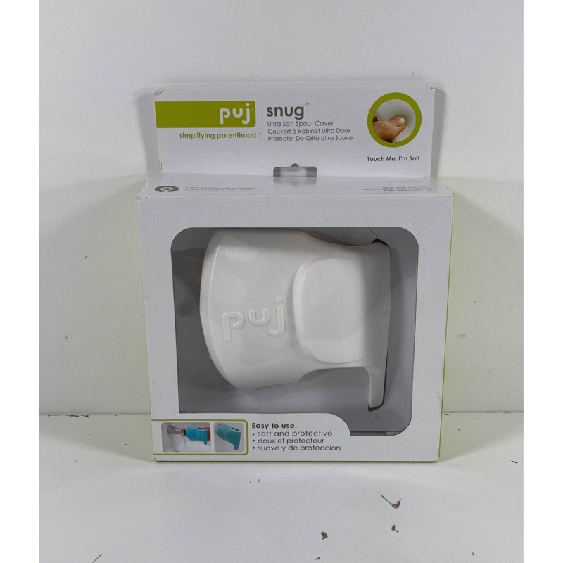 Puj Snug Faucet Spout Cover, White