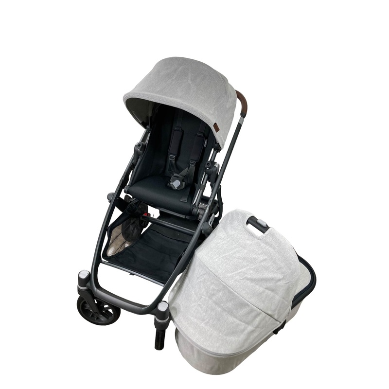 UPPAbaby VISTA V2 Stroller, Anthony (White & Grey Chenille), 2022