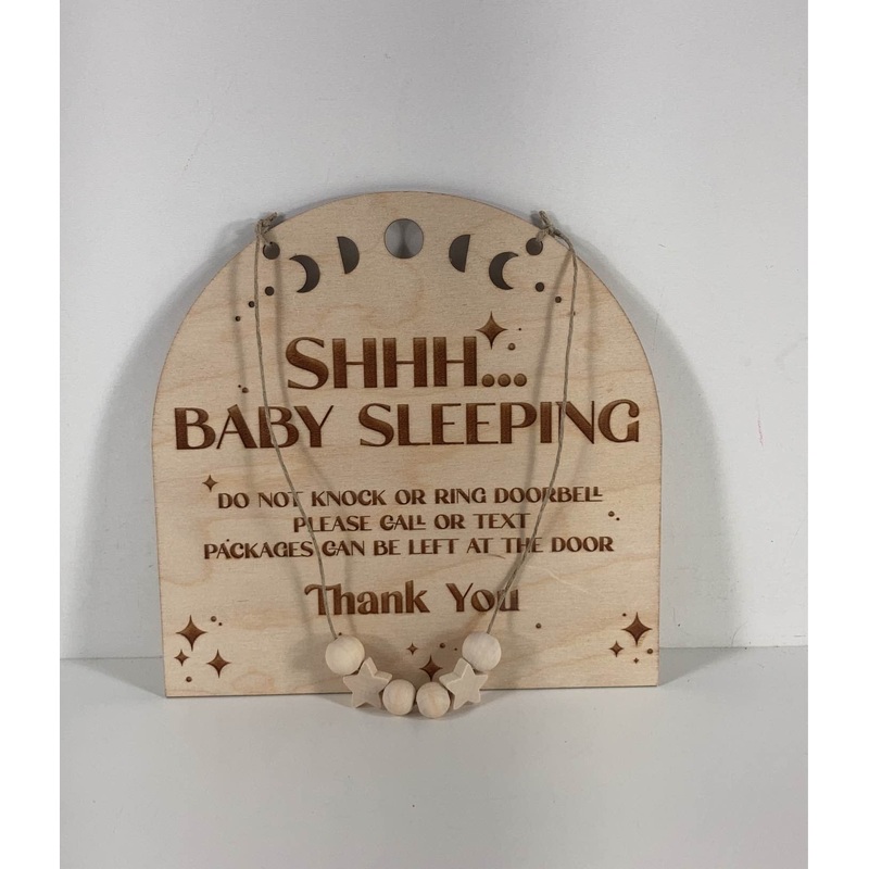 Baby Sleeping Sign