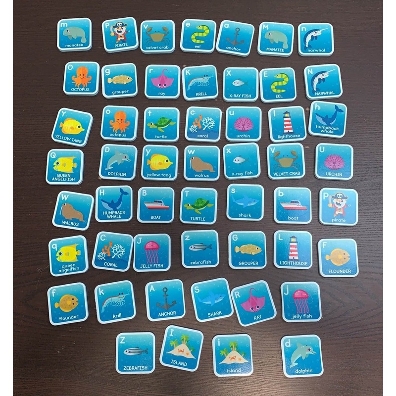 Chuckle And Roar A-Z Bath Time Matching Memory Game