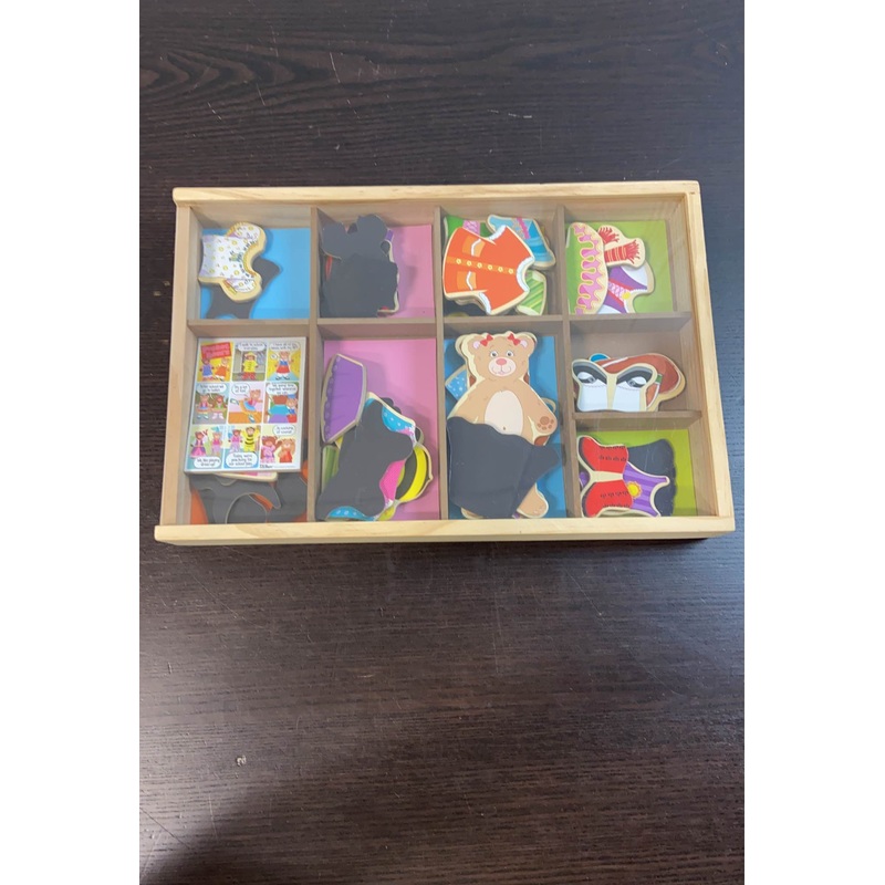 T.S. Shure Wooden Magnetic Dress-Up Bears