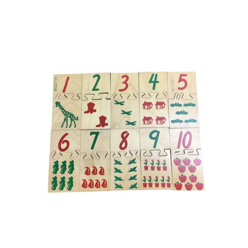 Creative Playthings Wooden Counting Puzzle