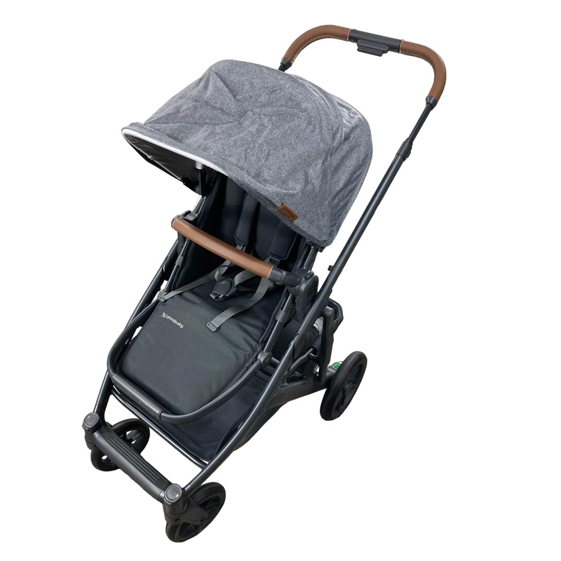 UPPAbaby CRUZ V2 Stroller, Greyson (Charcoal Melange), 2022