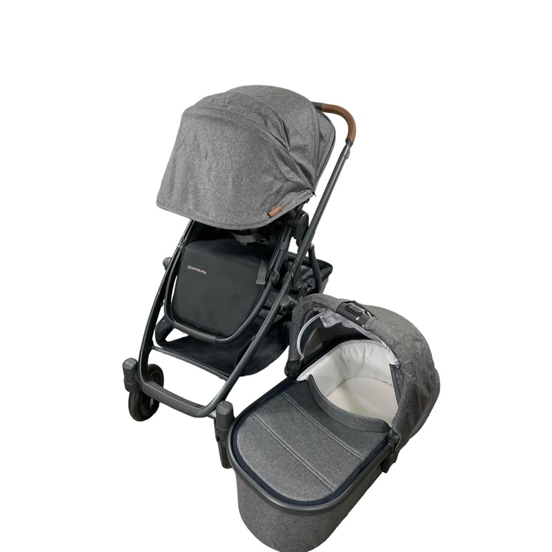 UPPAbaby VISTA V2 Stroller, Greyson (Charcoal Melange), 2021