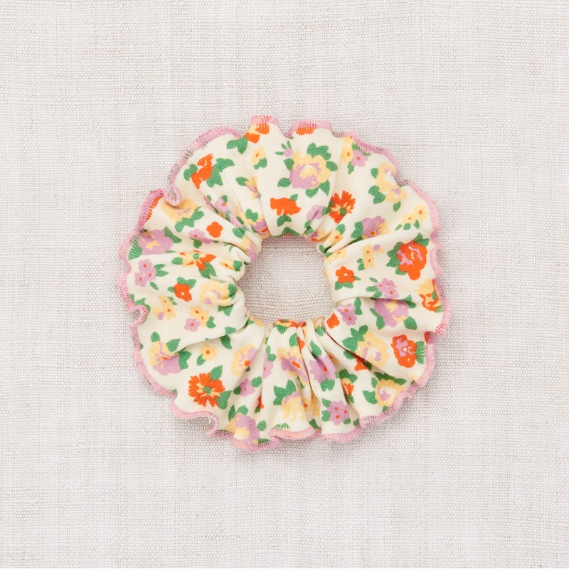 Hair Scrunchie in String / Hazy Lilac Brimfield by Misha & Puff