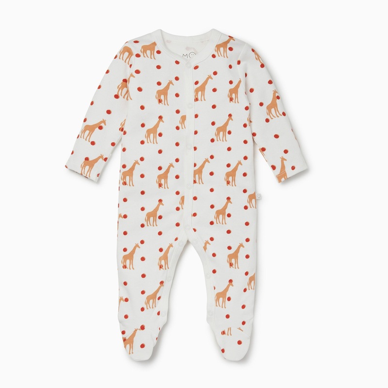 Giraffe Front Opening Sleepsuit