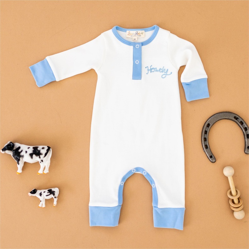 Howdy! Playsuit – Sky by Luna and Arlo