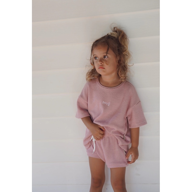 BOBBY G LENNY TEE – DUSTY ROSE