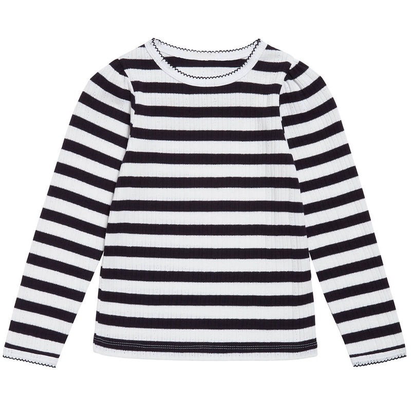 Striped Jersey Tee in Blue by Little Cotton Clothes