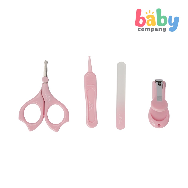 Mom & Baby 4pc Nail Care Set – Pink