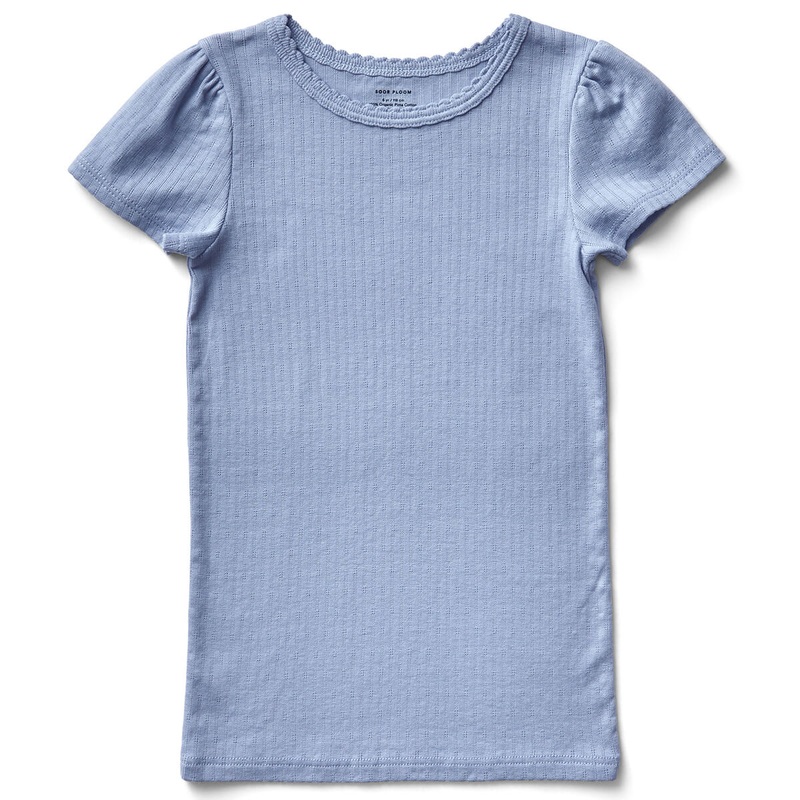 Pouf Tee in Sky Pointelle by Soor Ploom