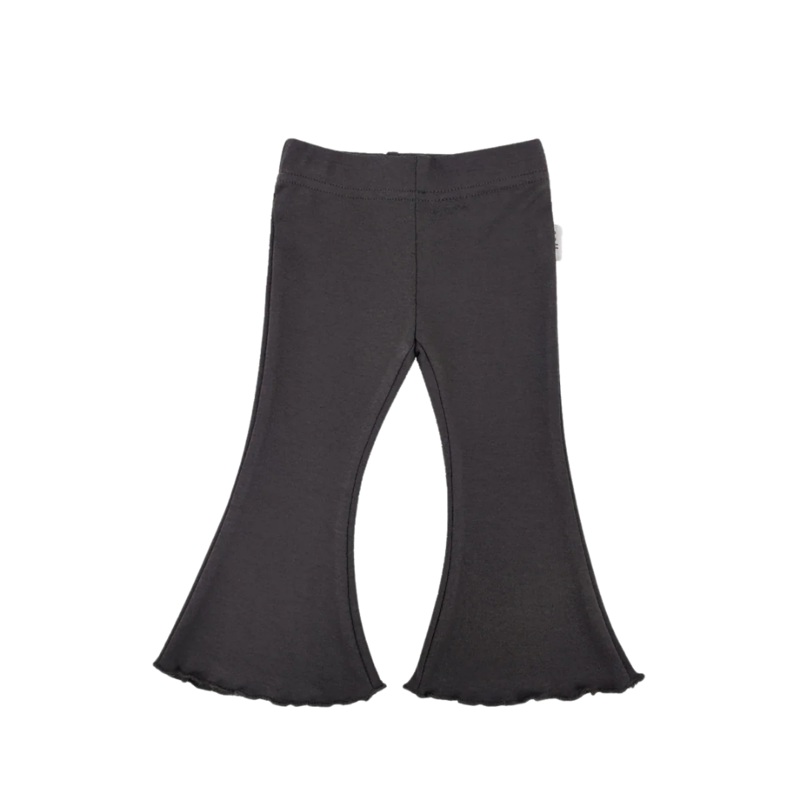 SOLL STRETCH COTTON FLARES – CHARCOAL