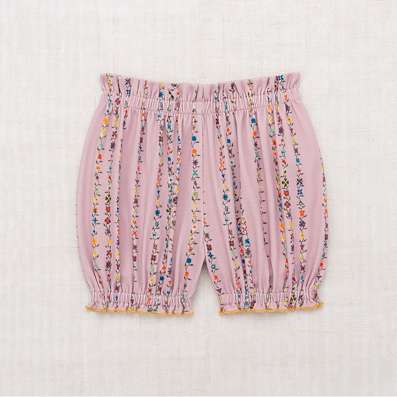 Bubble Short in Plum Petal Little Botanica by Misha & Puff