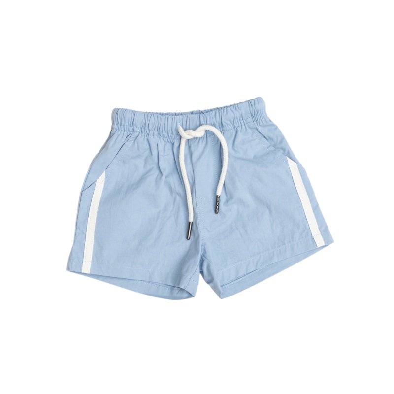 CINNAMON BABY COURTSIDE TENNIS SHORTS – BABY BLUE