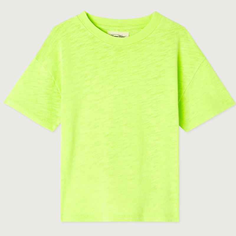 Sonoma Kid’s T Shirt in Neon Yellow by American Vintage