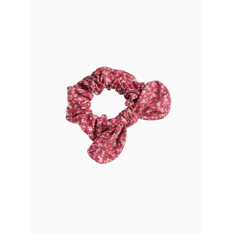 Bow Scrunchie in Red Bonnie