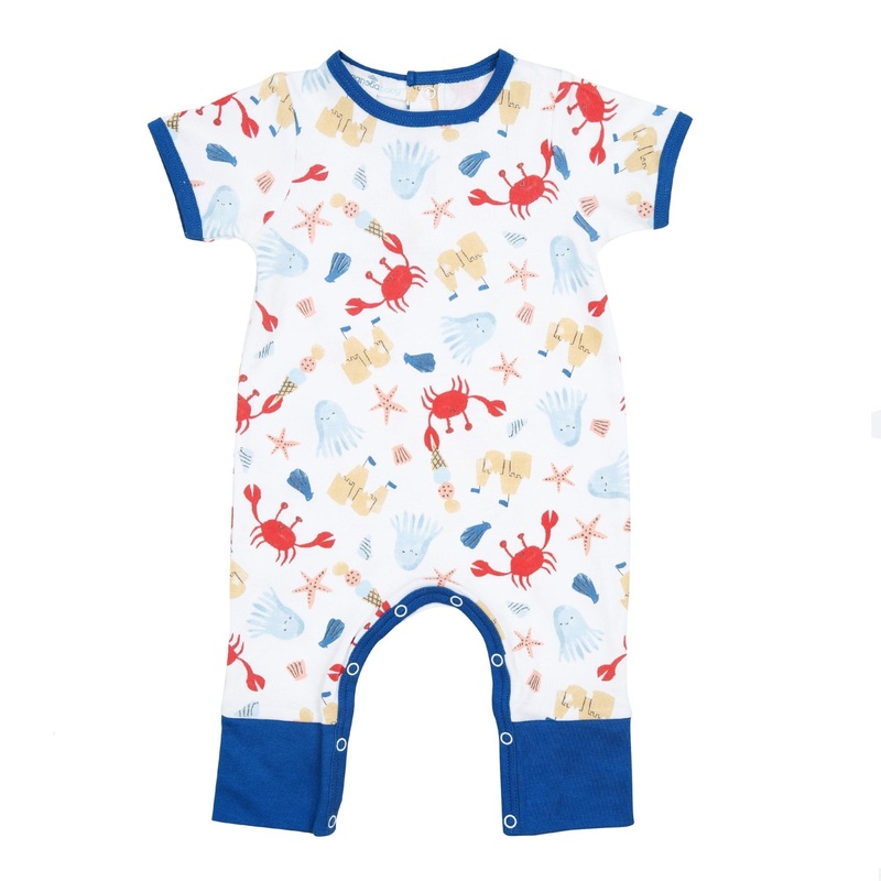 Coastal Cutie Short Sleeve Playsuit