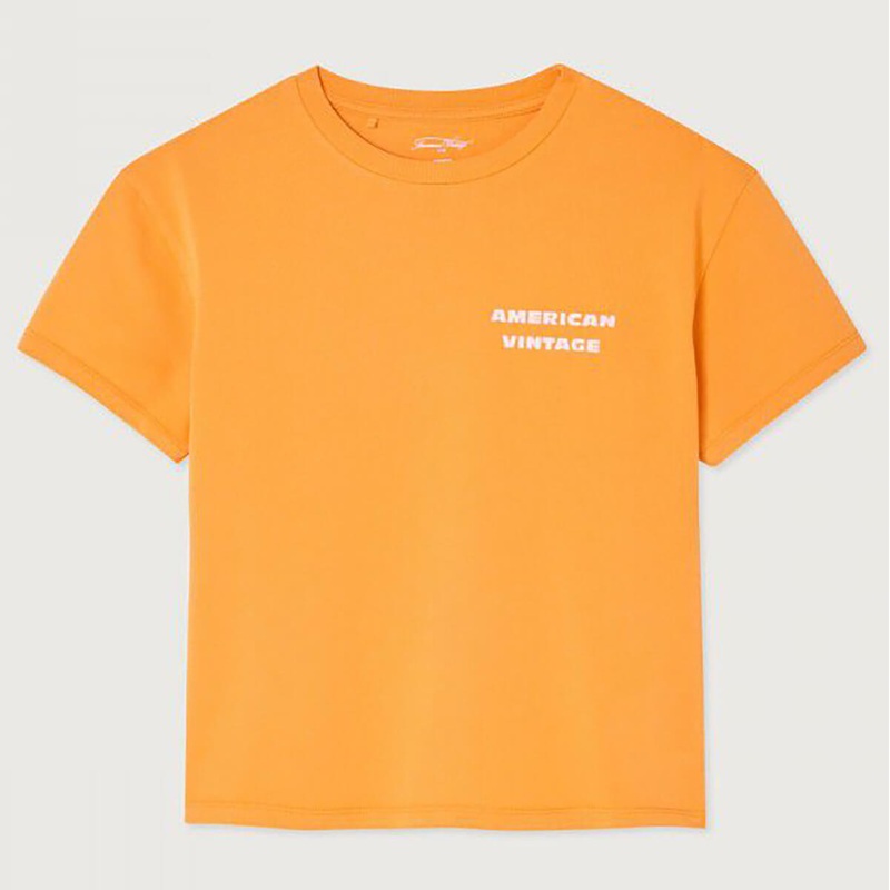 Fizvalley Kid’s Round Neck T Shirt in Vintage Solar by American Vintage