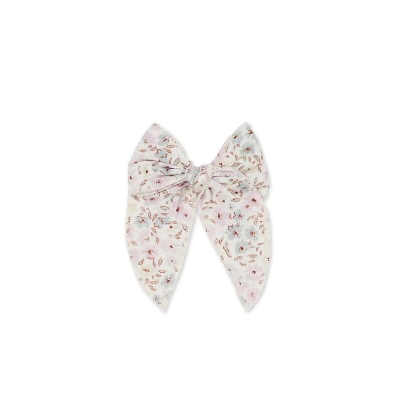 Jamie Kay Voile Bow – Fifi Violet – Organic Cotton