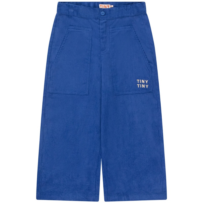 Corduroy Straight Pant in Ultramarine by Tinycottons