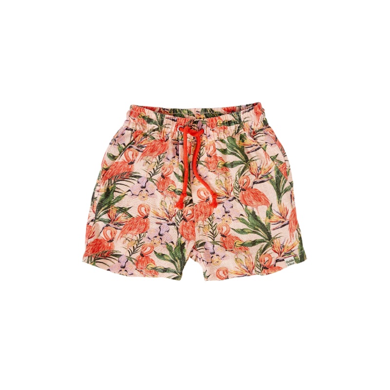 Goldie & Ace – Noah Linen Shorts – Flamingo Pink
