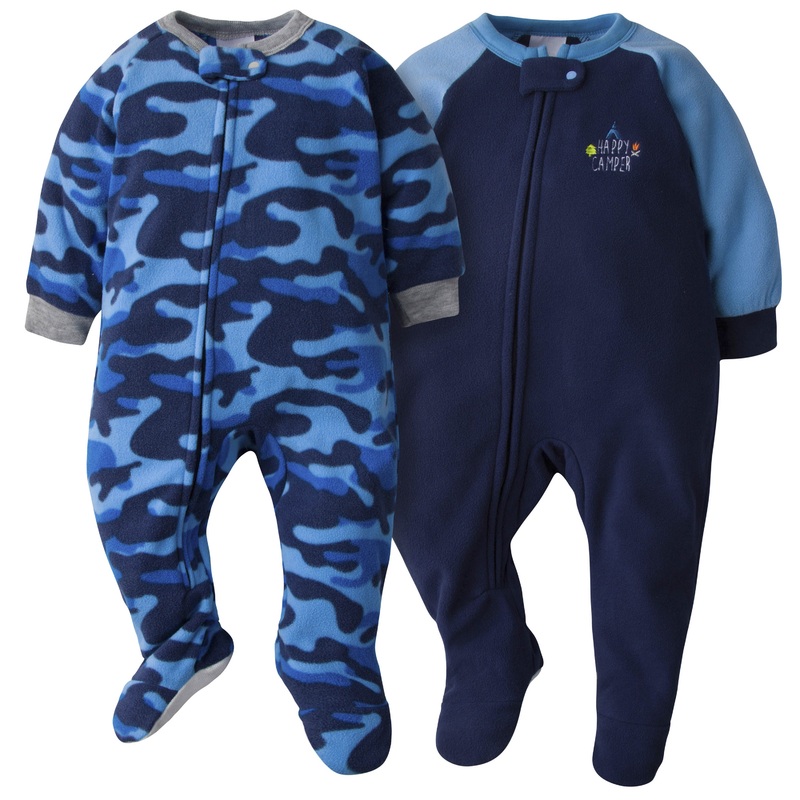 2-Pack Fleece Pajamas – Camo