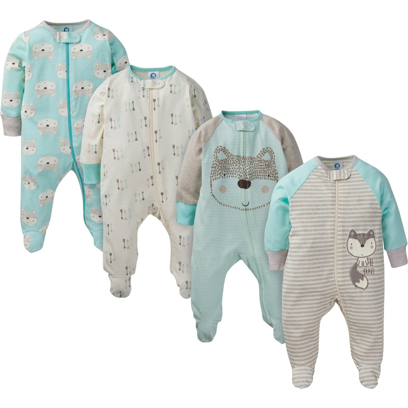 4-Pack Baby Boys Fox Sleep ‘N Plays H9478446393