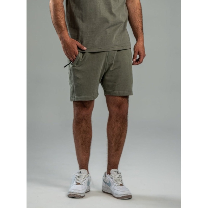 James French Terry Short – Khaki